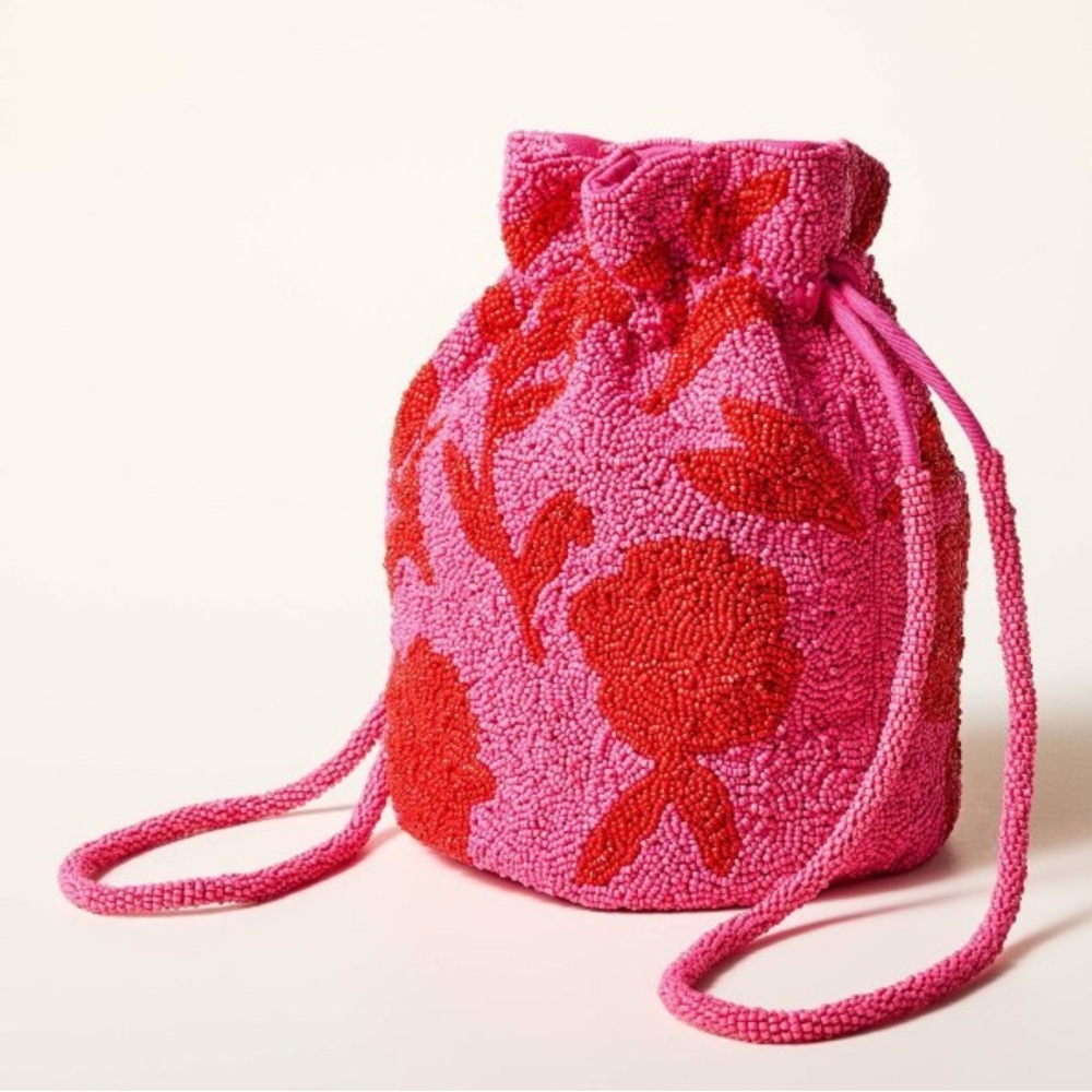 SOLD!!! Intricately Handcrafted Beaded Floral Bag. Summer is calling!